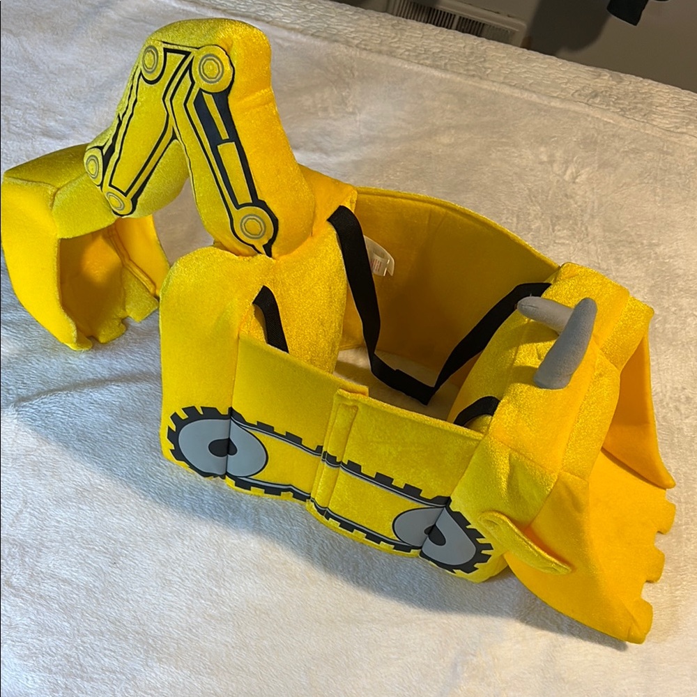 Yellow Construction Vehicle Kids Costume